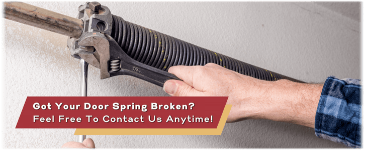 Broken Garage Door Spring Repair Pearland TX